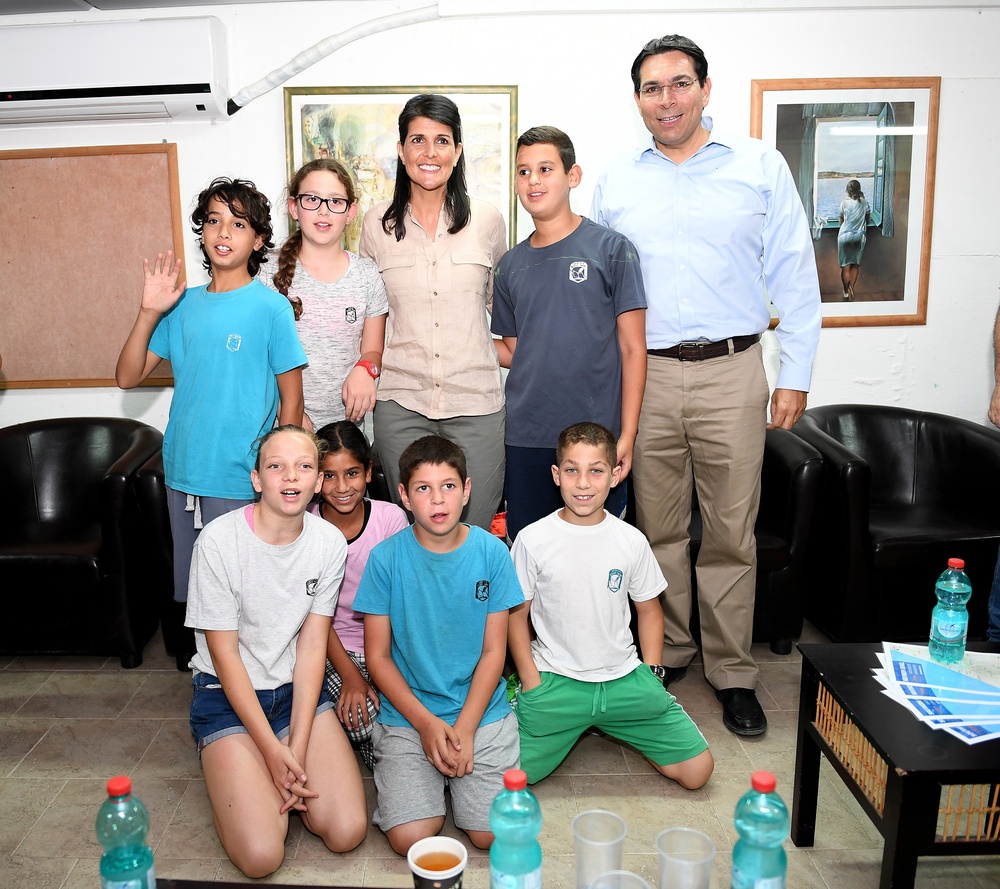 Ambassador Haley visits Israel’s border with Gaza