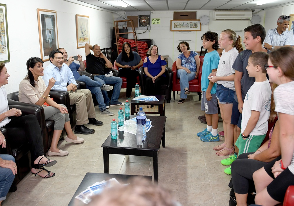 Ambassador Haley visits Israel’s border with Gaza