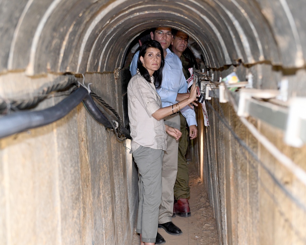 Ambassador Haley visits Israel’s border with Gaza