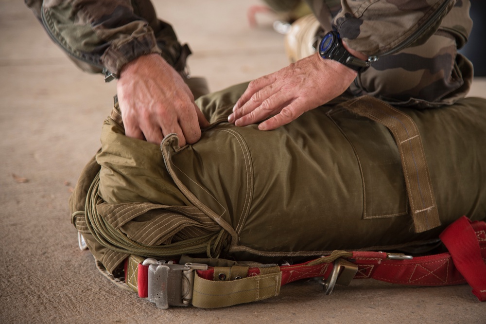 International partners train together to participate in a D-Day anniversary airborne operation