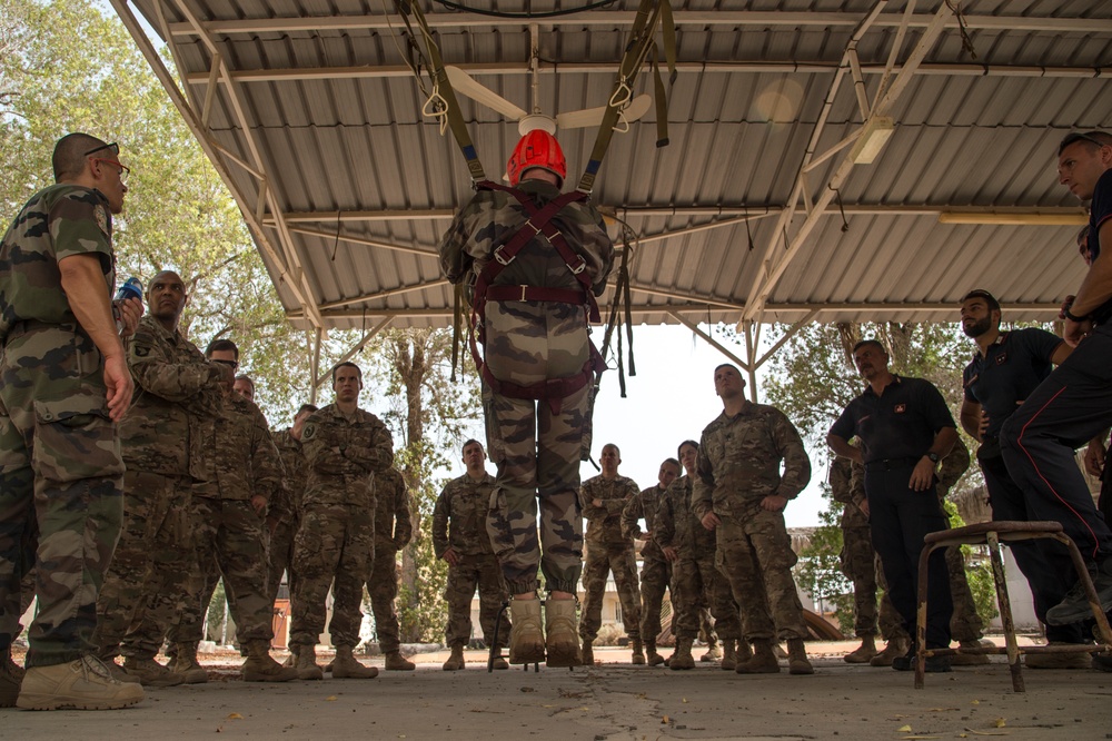 International partners train together to participate in a D-Day anniversary airborne operation