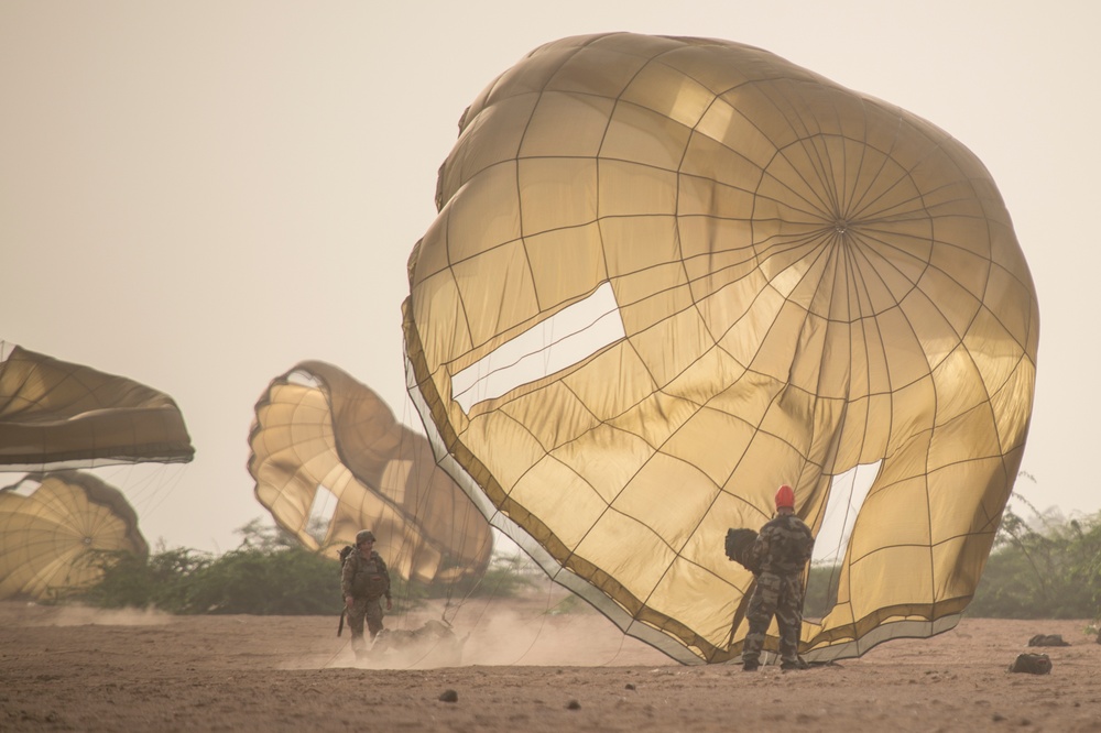 International partners participate in a D-Day anniversary airborne operation