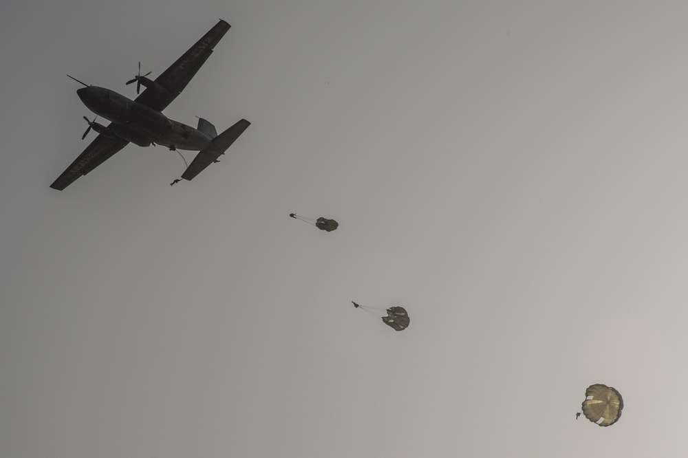 International partners participate in a D-Day anniversary airborne operation