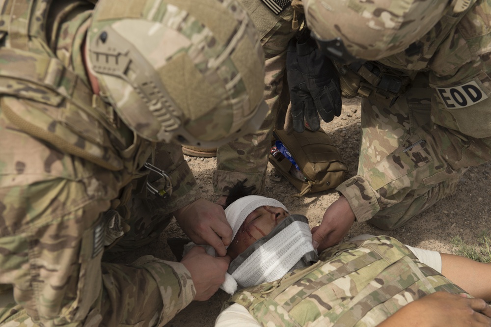 EOD receives Tactical Combat Casualty Care training