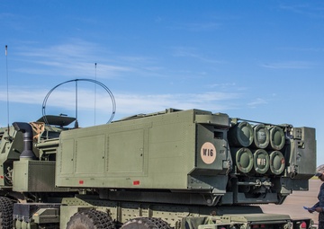 Missouri Air National Guard C-130 transports HIMARS