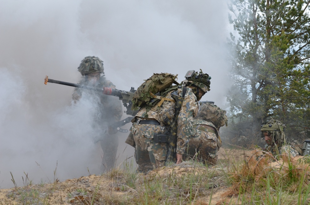 Polish and Slovakian forces unite during Exercise Saber Strike