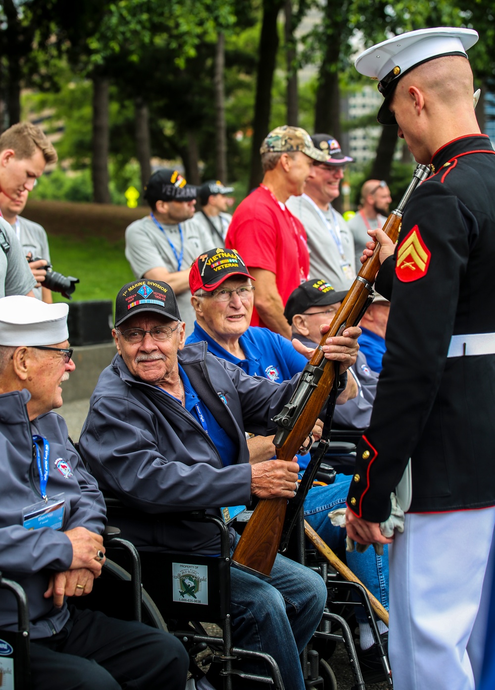 Old Glory Honor Flight Northeast Wisconsin comes to town