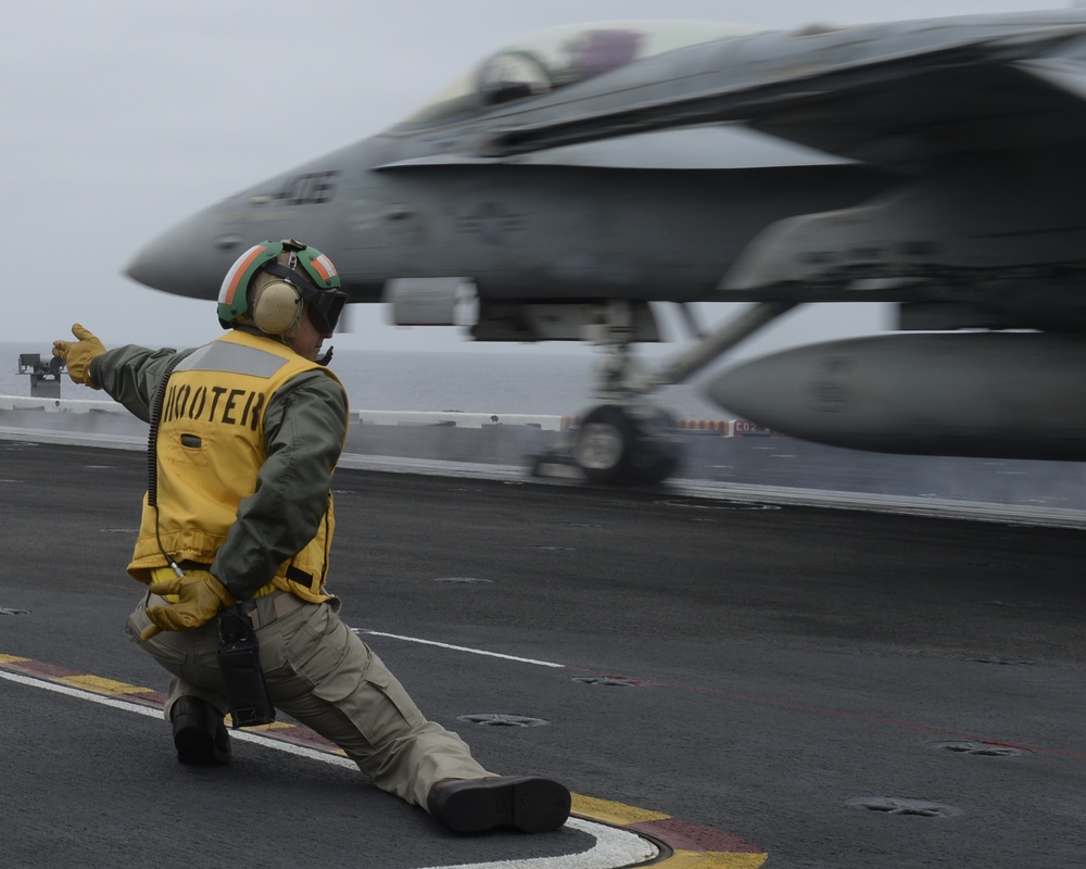 Sailor Directs Aircraft