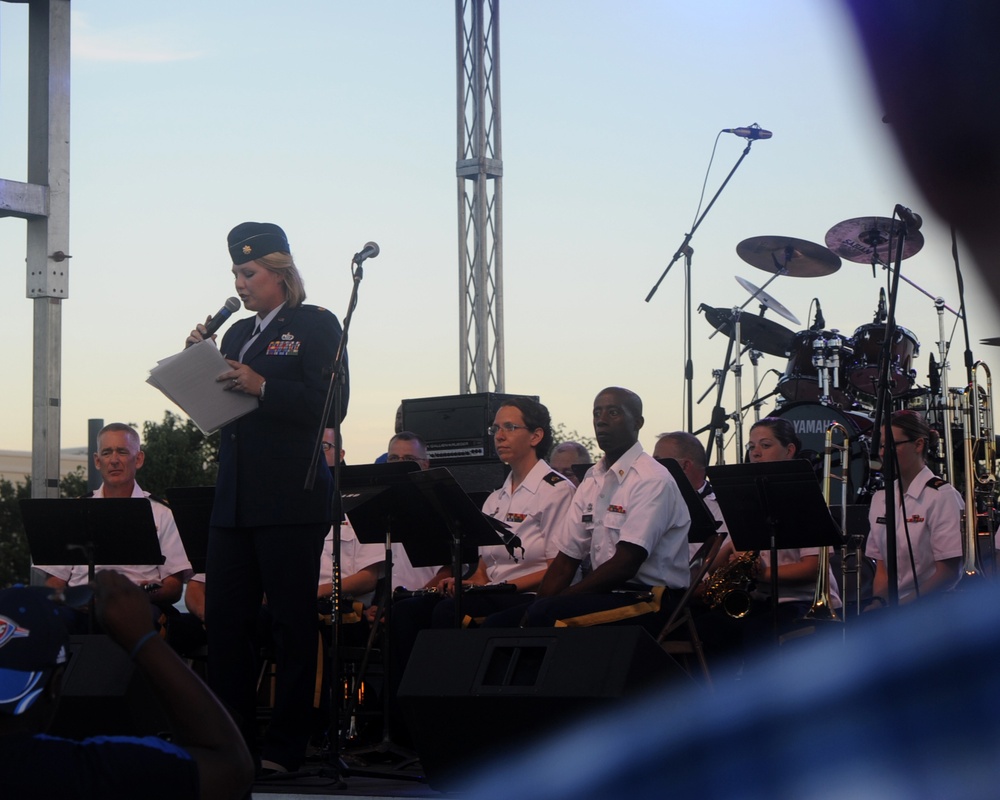 Team McConnell participates in Riverfest’s Military Salute Night