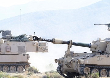 2d Battalion, 114th Field Artillery Regiment, Conducts Live Fire Exercises at NTC