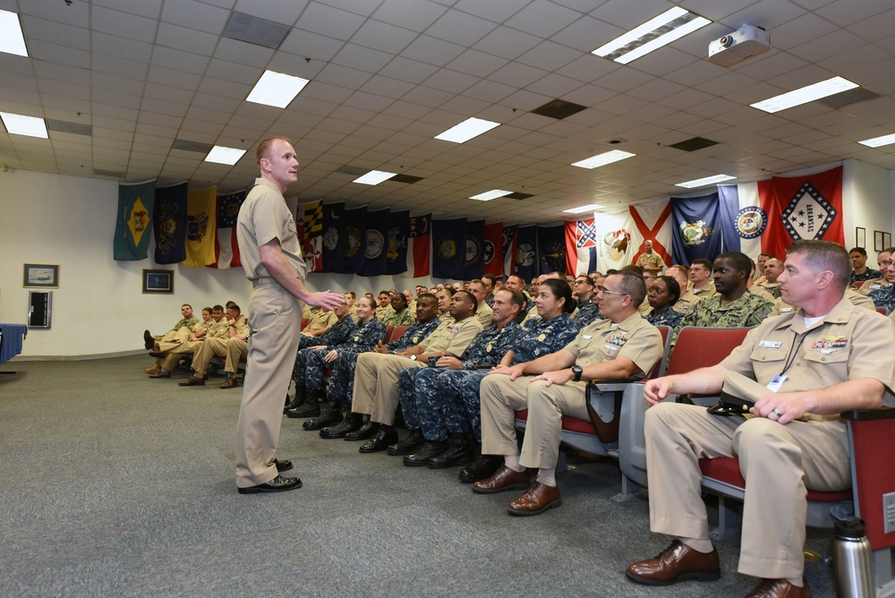 MCPON Visits Naval Submarine Base Kings Bay