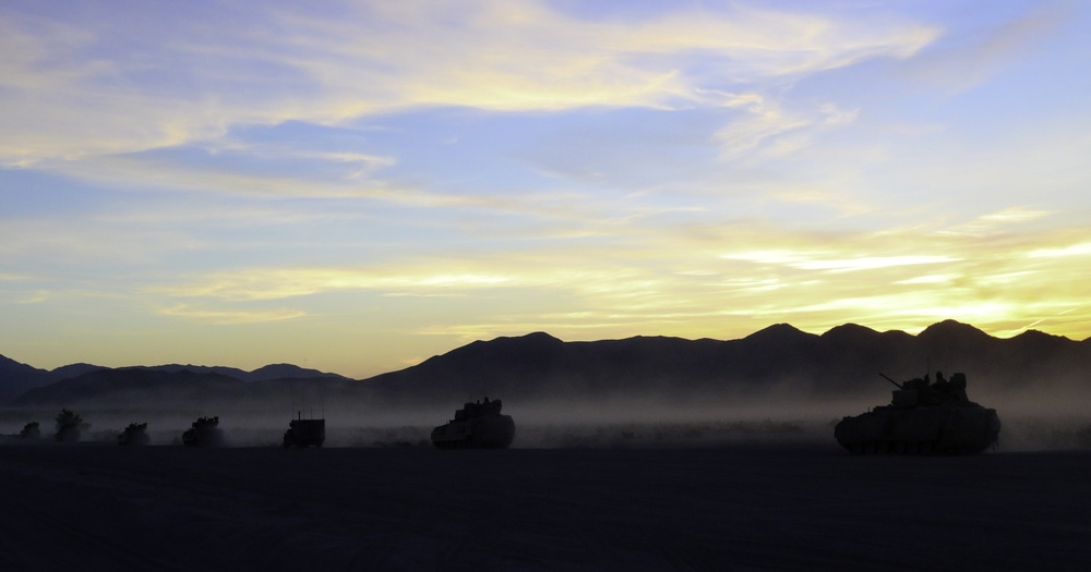 The cavalry has arrived at Fort Irwin