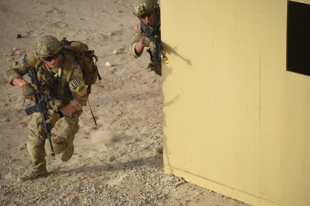 CENTCOM EOD teams link up for joint service field training