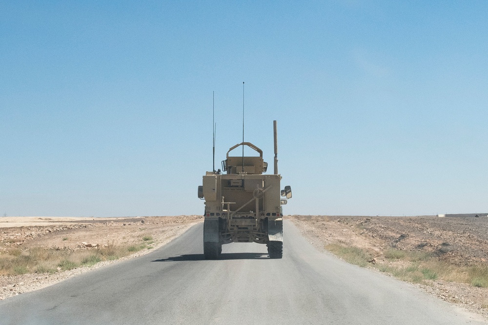 332nd ESFS trains in all-terrain vehicle