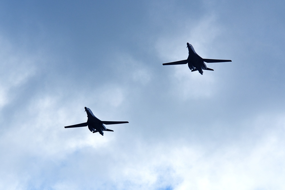 B-1B Lancers support BALTOPS, Saber Strike exercises