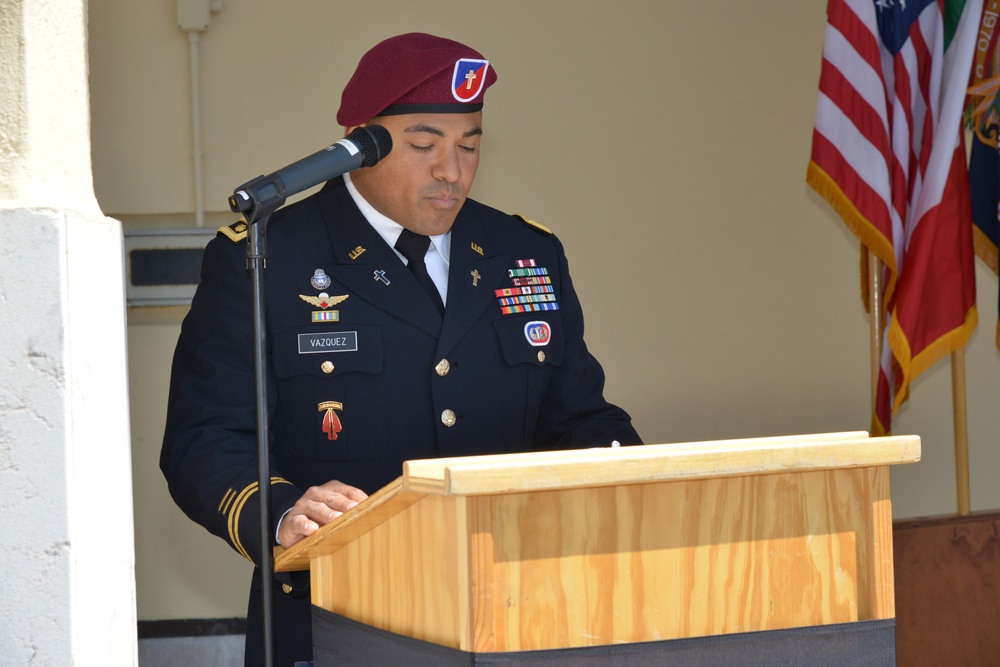 Building Dedication 1SG Michael S. Curry Dining Facility