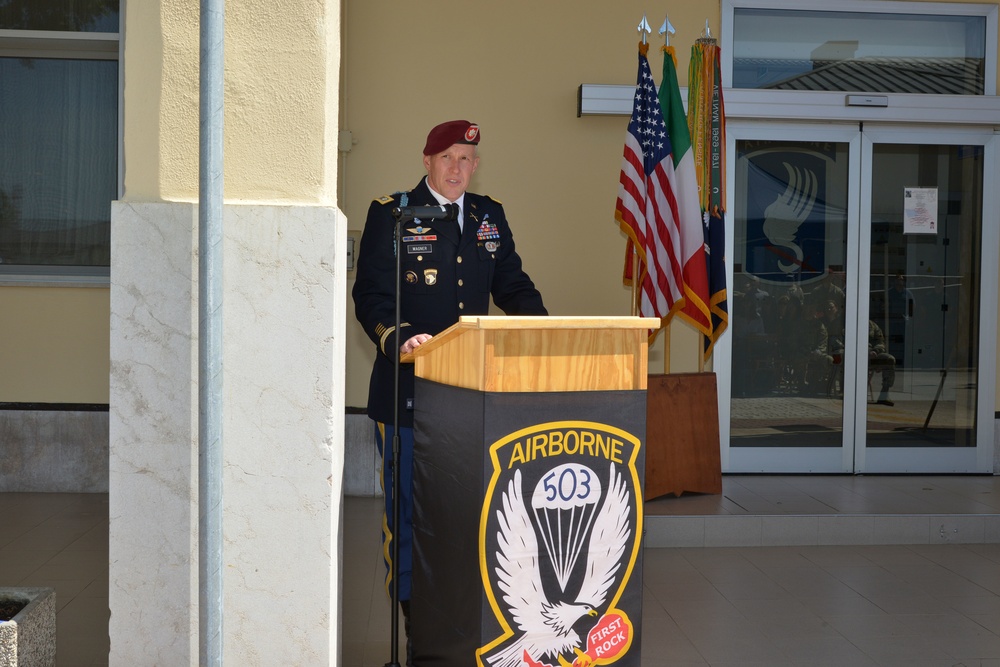 Building Dedication 1SG Michael S. Curry Dining Facility