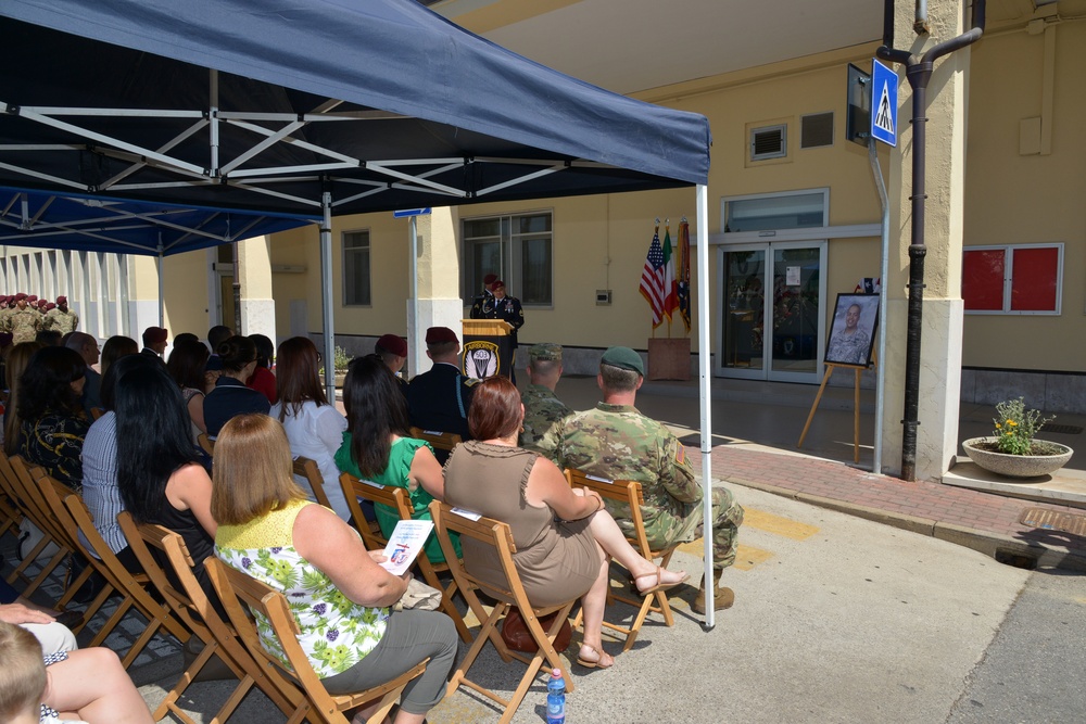 Building Dedication 1SG Michael S. Curry Dining Facility