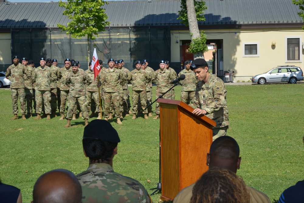 Change of Responsibility Ceremony Intelligence and Sustainment Company, U.S. Army Africa