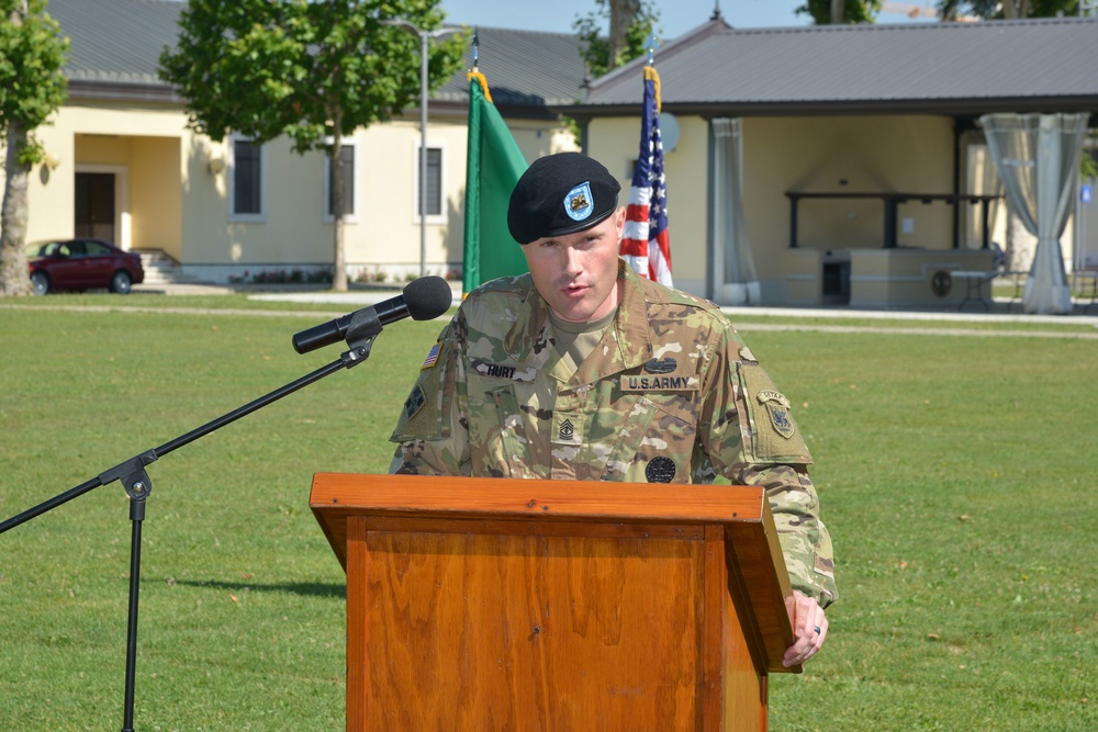 Change of Responsibility Ceremony Intelligence and Sustainment Company, U.S. Army Africa