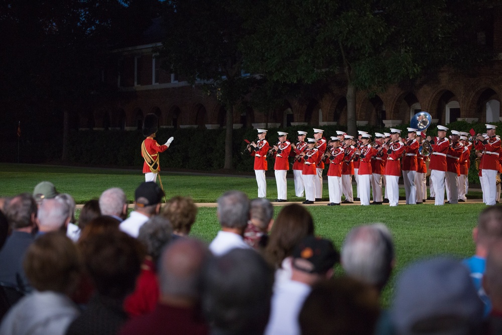 Marine Barracks Washington Evening Parade June 2, 2017