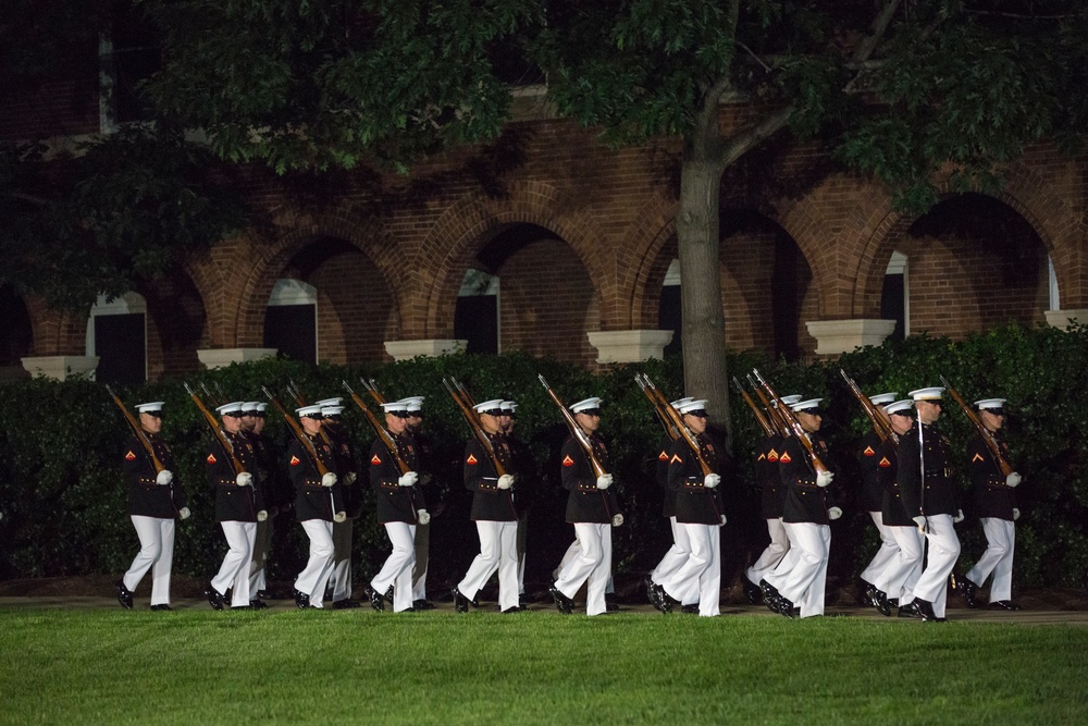 Marine Barracks Washington Evening Parade June 2, 2017