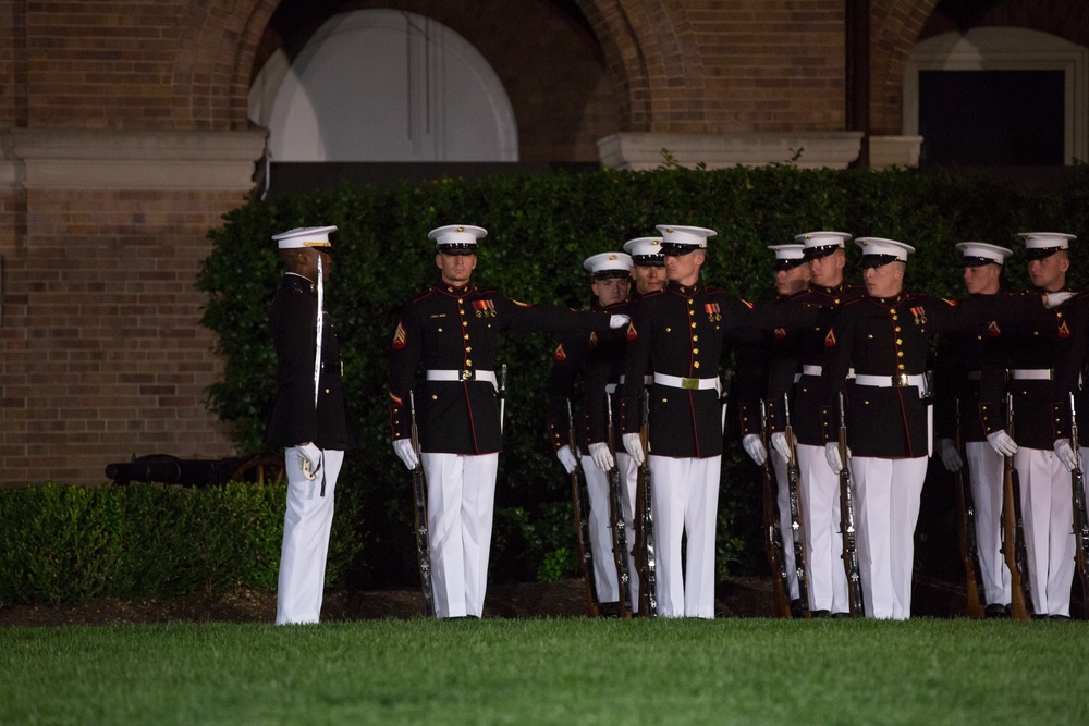 Marine Barracks Washington Evening Parade June 2, 2017