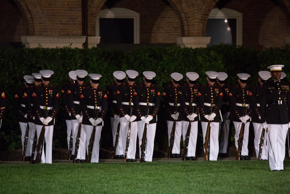 Marine Barracks Washington Evening Parade June 2, 2017