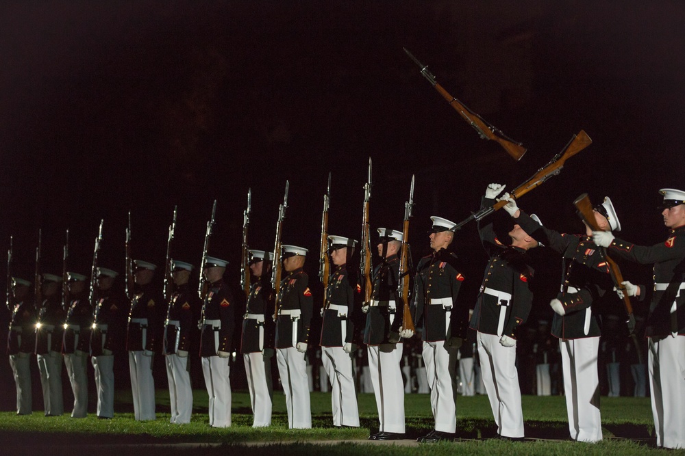 Marine Barracks Washington Evening Parade June 2, 2017