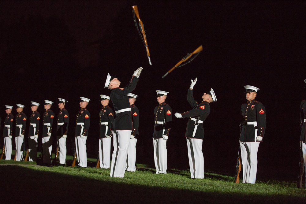 Marine Barracks Washington Evening Parade June 2, 2017