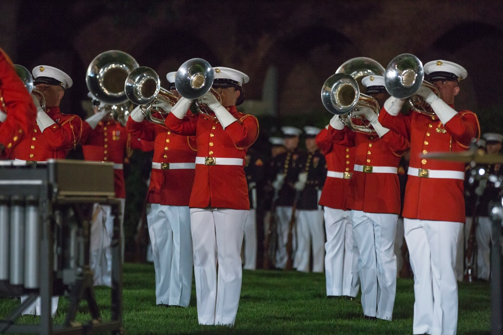 Marine Barracks Washington Evening Parade June 2, 2017