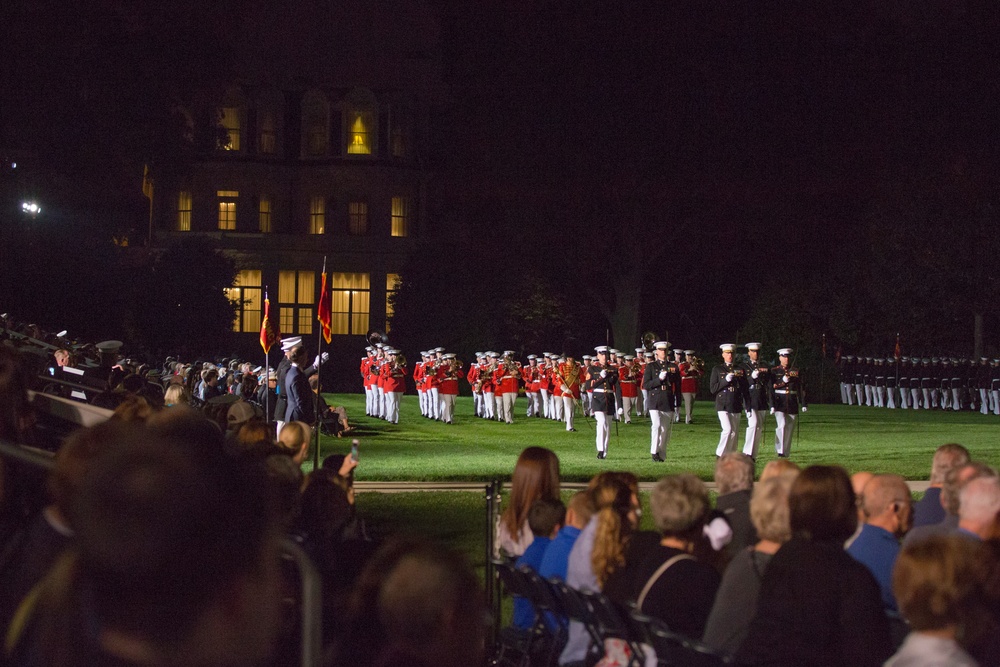 Marine Barracks Washington Evening Parade June 2, 2017