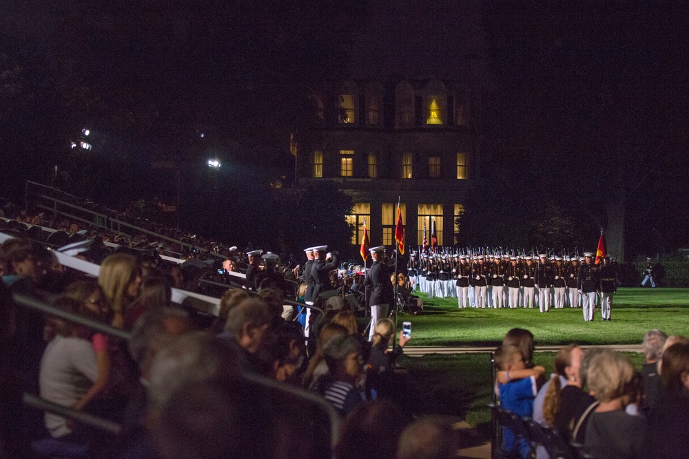 Marine Barracks Washington Evening Parade June 2, 2017