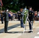 Maj. Gen. Yaacov Barak, commander, Israel Ground Forces Command participates in an Army Full Honors Wreath Laying Ceremony at the Tomb of the Unknown Soldier