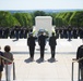 Maj. Gen. Yaacov Barak, commander, Israel Ground Forces Command participates in an Army Full Honors Wreath Laying Ceremony at the Tomb of the Unknown Soldier