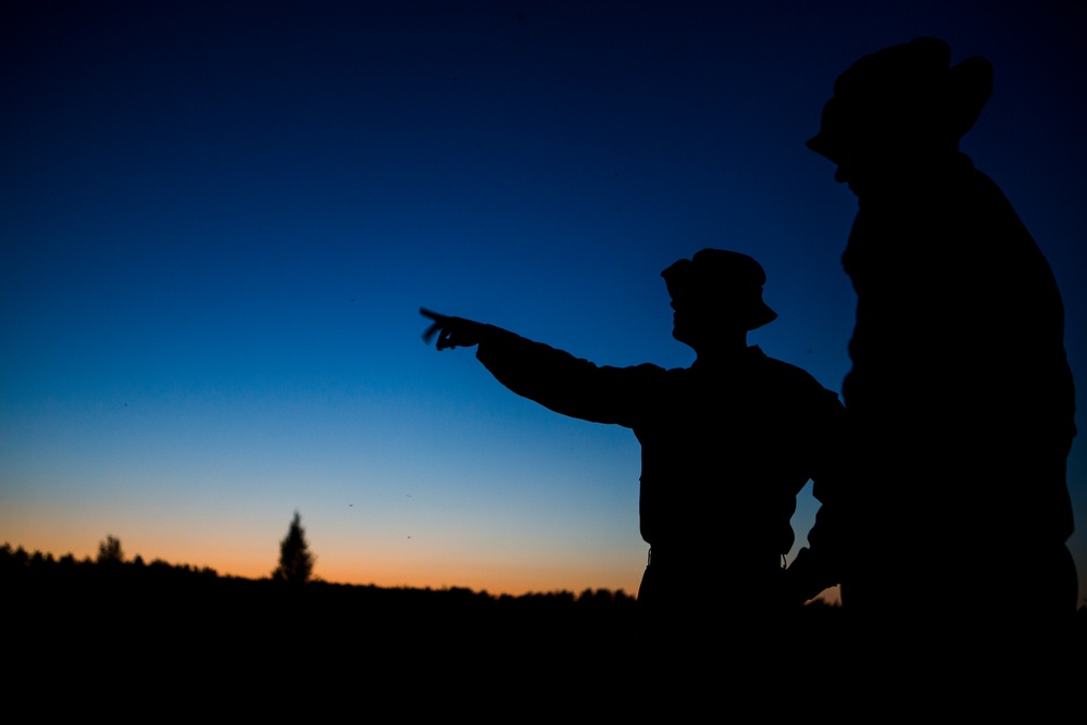 BSRF Mortars fires during Saber Strike 17