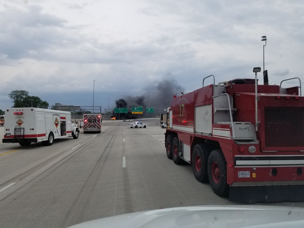 Wright-Patterson provides mutual aid to Southwest Ohio