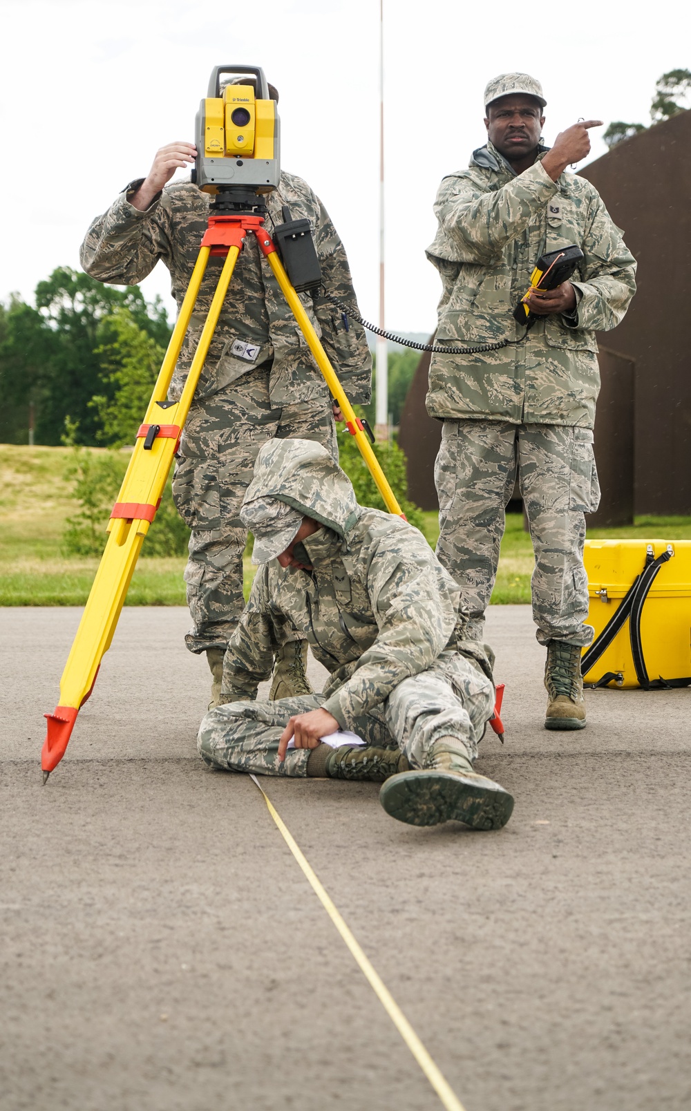 116th ACW civil engineers train at USAFE Silver Flag 2017, Ramstein Air Base