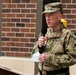 Brig. Gen. John J. Elam addresses Soldiers, friends and family members of the 301st Maneuver Enhancement Brigade