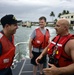 Jim Cantore prepares for a mock rescue with Coast Guard Air Station Miami