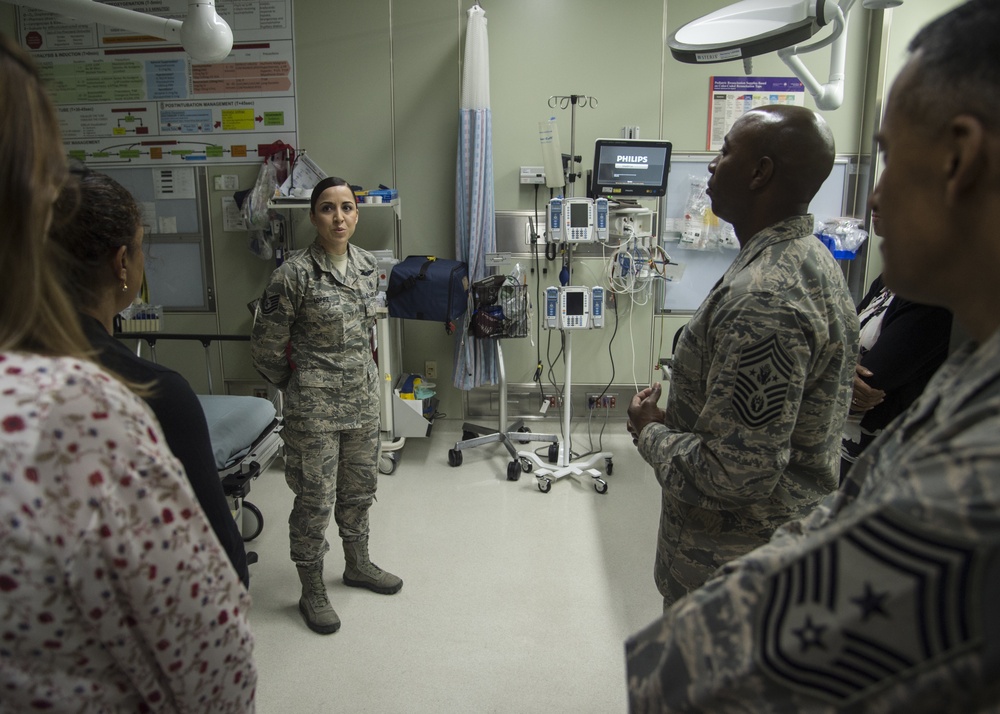 CMSAG visits 35th Medical Group