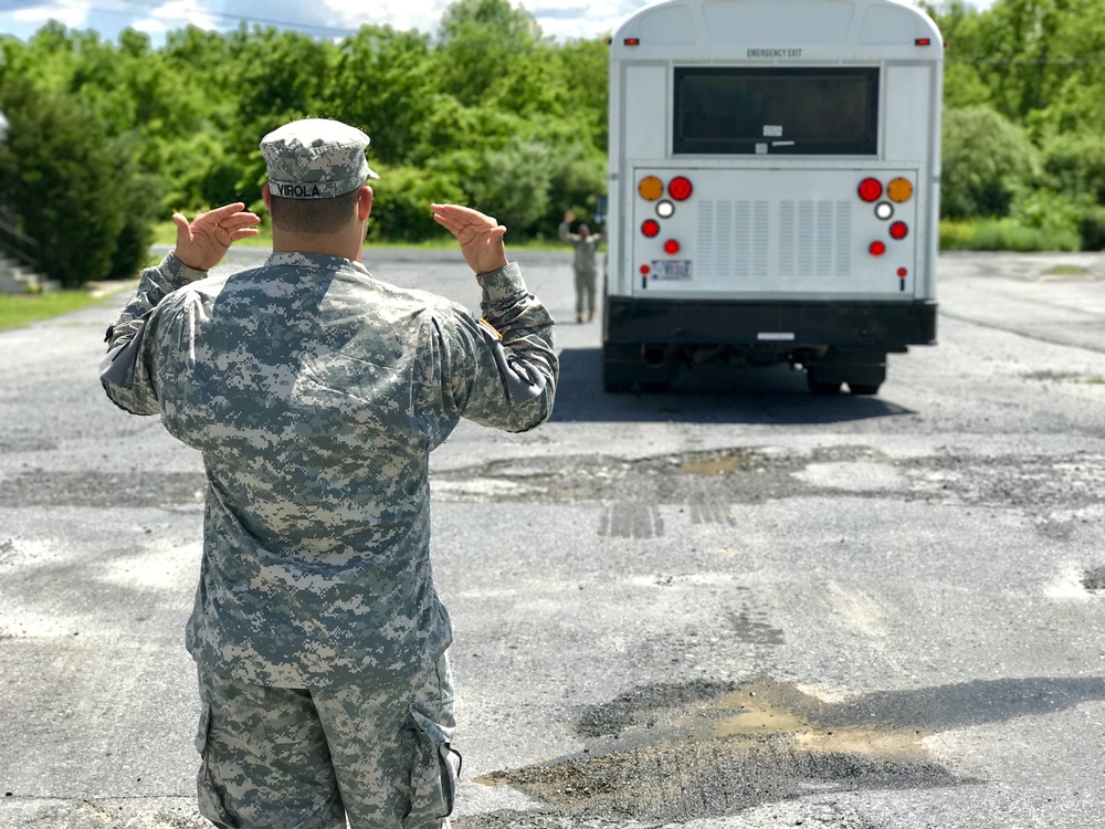 Soldiers earn bus driver’s licenses