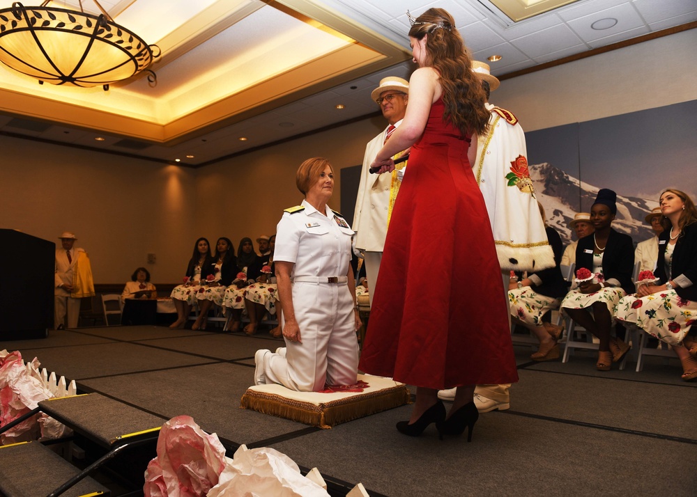 USN Admirals Attend Royal Rosarians Honorary Knighting Ceremony