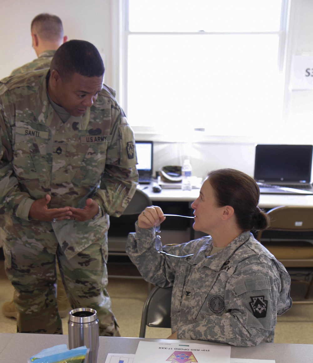 213th RSG conducts decision making training