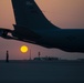 Sunset pre-flight checks at Al Udeid