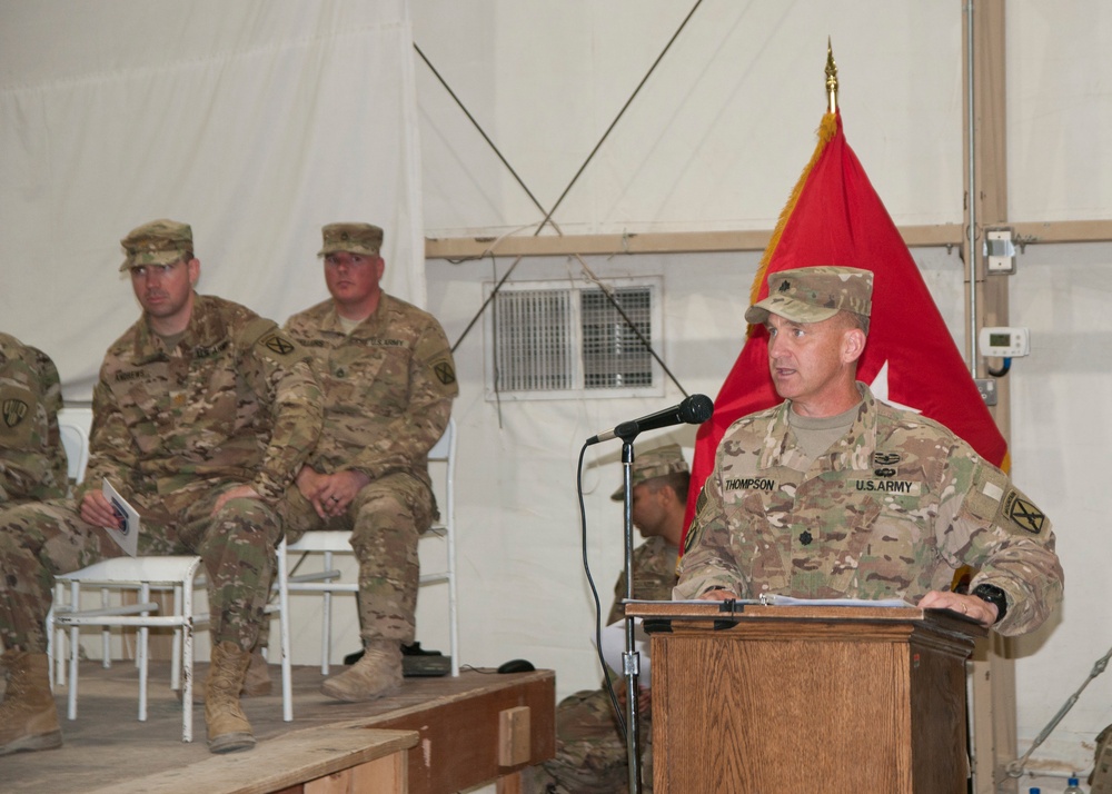 548th CSSB welcomes new commander in Kuwait