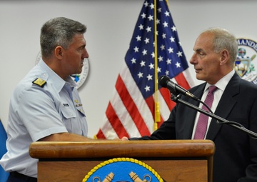 DHS Secretary Kelly visits Coast Guard in Portsmouth, Va.