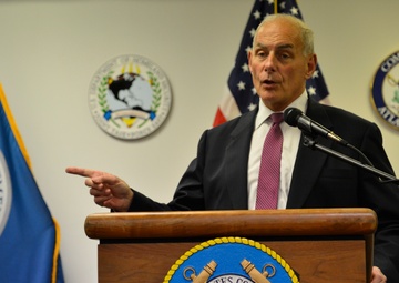 DHS Secretary Kelly visits Coast Guard in Portsmouth, Va.