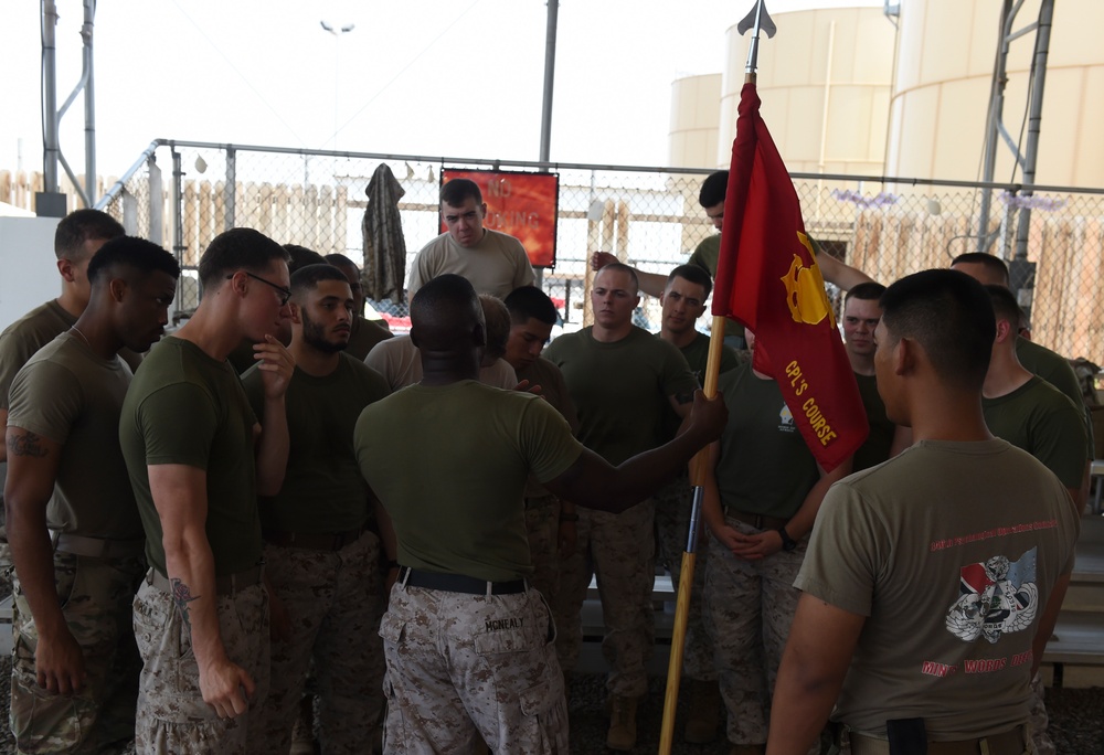 E-4 leaders graduate from Marine Corps Element’s Joint Corporal’s Course