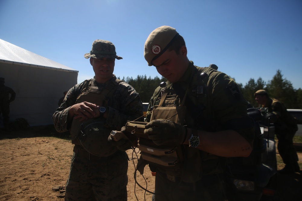 Saber Strike 17: Marines participated in the combined-arms live fire exercise